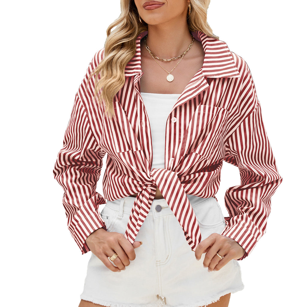 Marée Casual Striped Button-Up