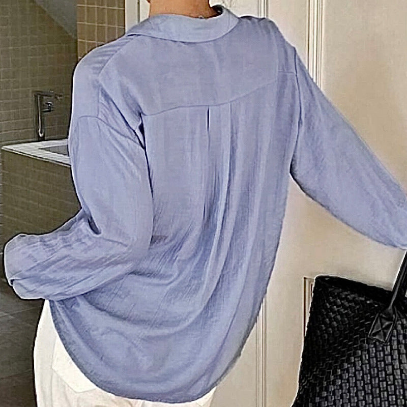 Isla Lace-Up Cardigan Blouse