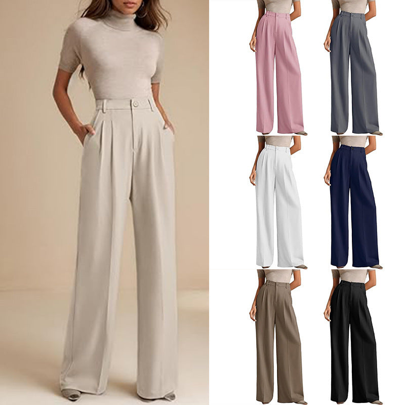 Livia Elegant High-Waist Pants