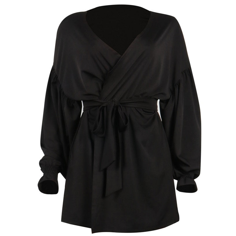 Puff Sleeve Dress Evening Dress Ladies Dress