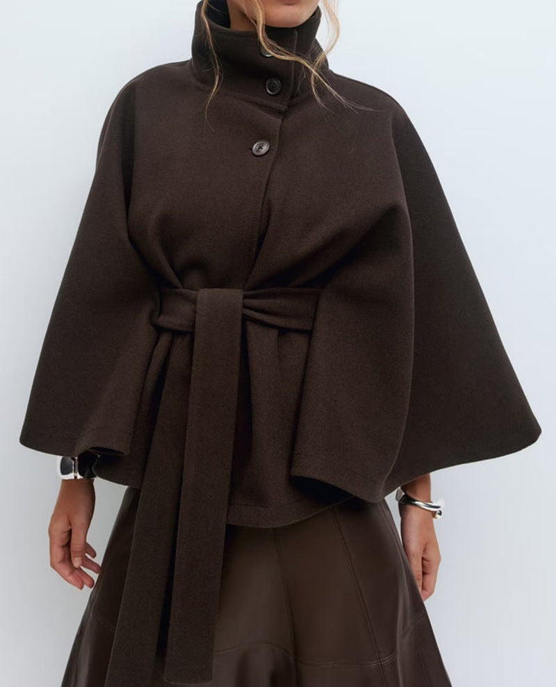 Elena Poncho Coat
