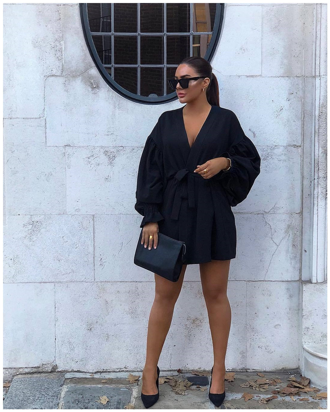 Puff Sleeve Dress Evening Dress Ladies Dress