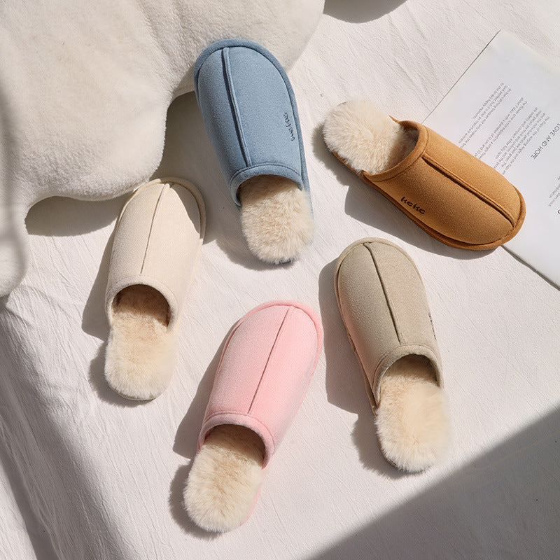Indoor Warm Plush Cotton Slippers