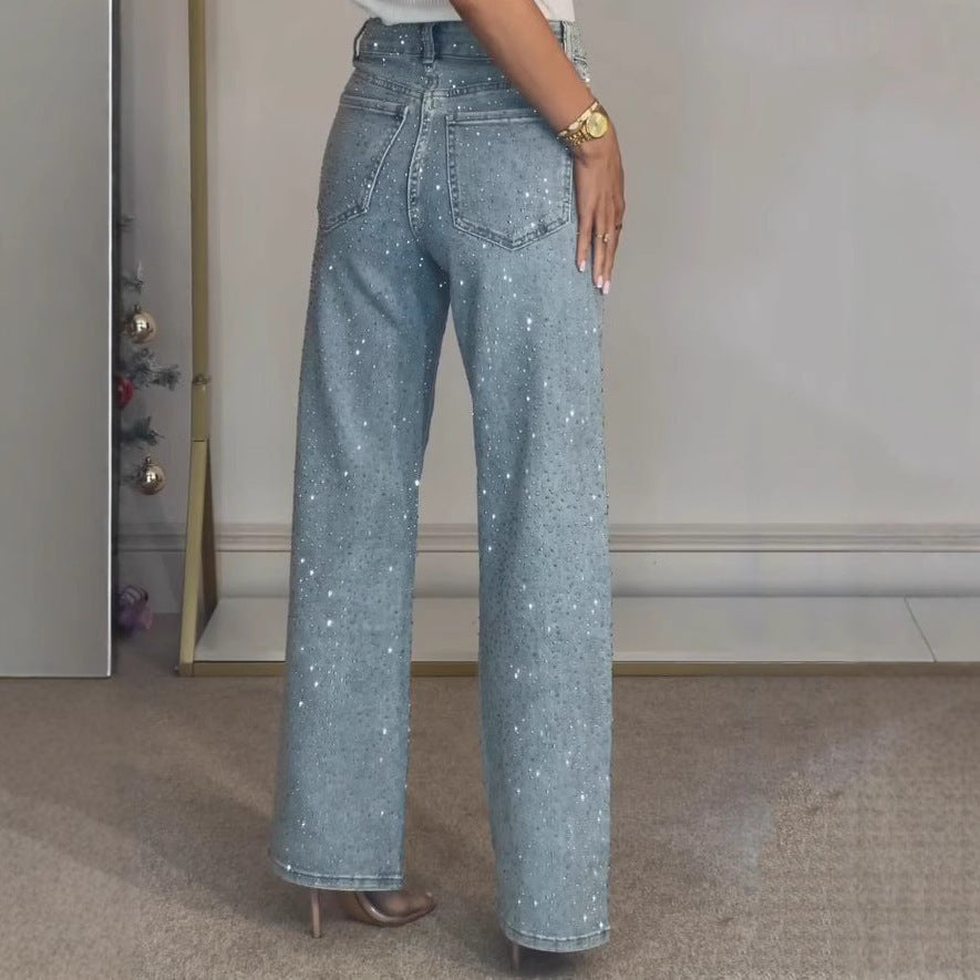 Lena High Waist Glitterjeans