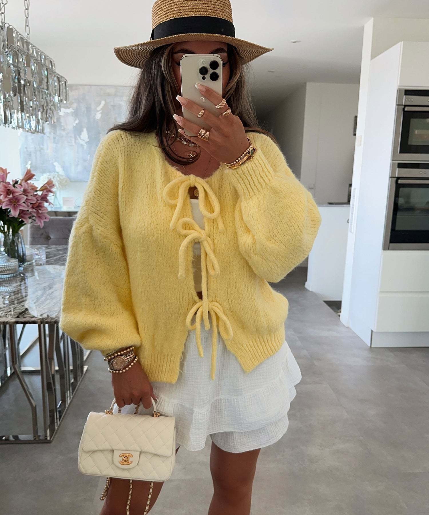 Casual Knitted Bow Cardigan ✨