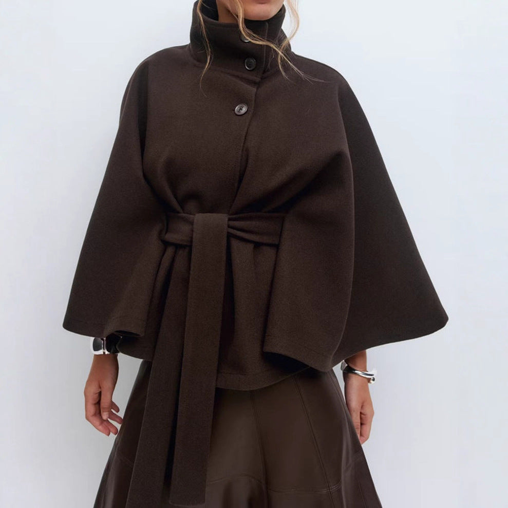 Elena Poncho Coat