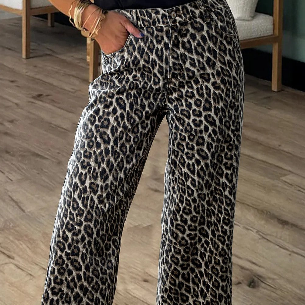 Ivy Leopard Jeans