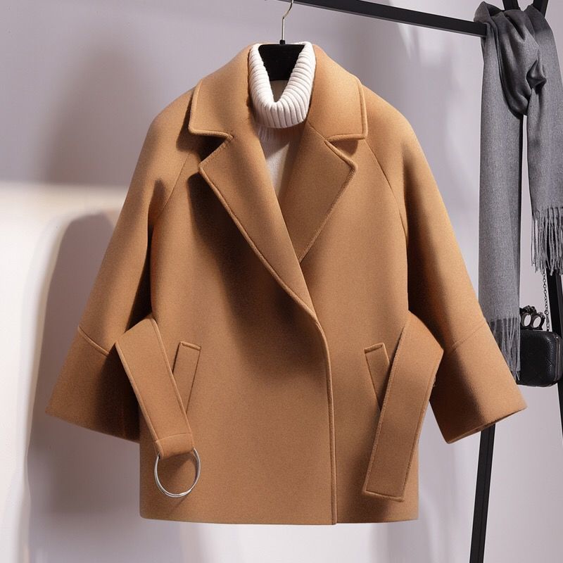 Sophie Loose Wool Short Coat