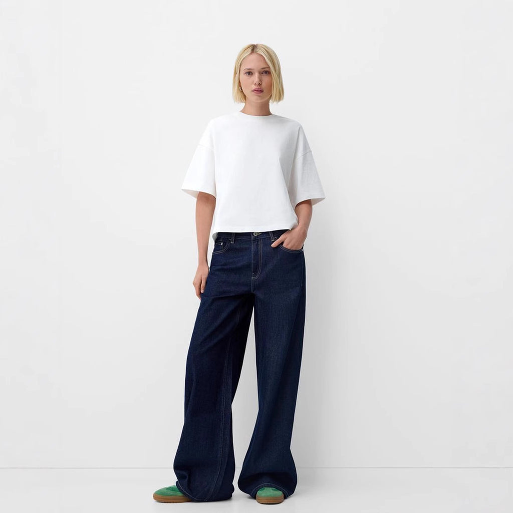 Early Autumn Mid Waist All-matching Straight Pants