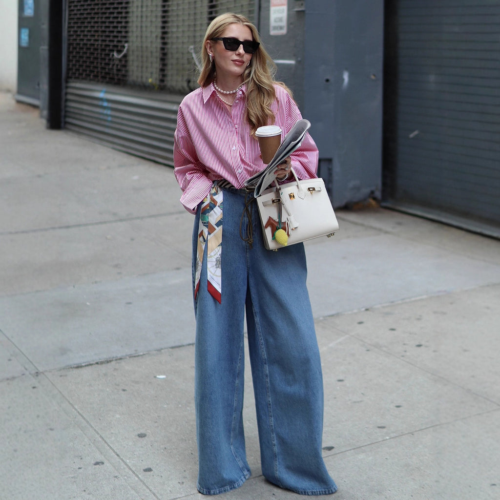 Wide Leg Loose Jeans European And American